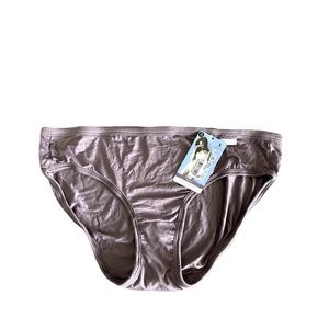 NEW Jockey Elance Bikini Panties Supersoft Classic Fit Gray Size 6